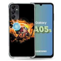 Coque Renforcée En Verre Trempé PourSamsung Galaxy A05S Manga Naruto Noir