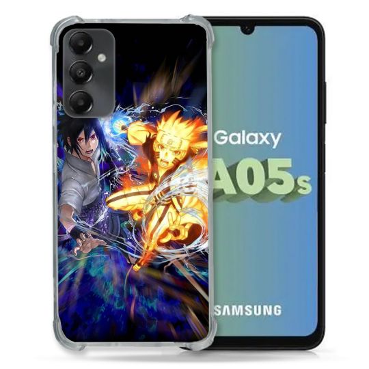 Coque Renforcée En Verre Trempé PourSamsung Galaxy A05S Manga Naruto VS