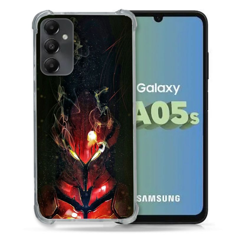 Coque Renforcée En Verre Trempé PourSamsung Galaxy A05S Manga Solo Leveling Igris