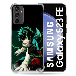 Coque Renforcée En Verre Trempé PourSamsung Galaxy S23 FE Manga My Hero Academia Deku
