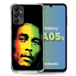 Coque Renforcée En Verre Trempé PourSamsung Galaxy A05S Musique Bob Marley 2