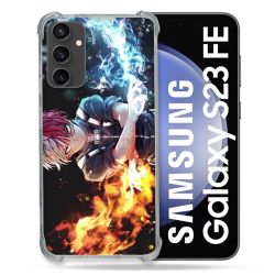 Coque Renforcée En Verre Trempé PourSamsung Galaxy S23 FE Manga My Hero Academia Shoto