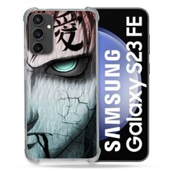 Coque Renforcée En Verre Trempé PourSamsung Galaxy S23 FE Manga Naruto Gaara