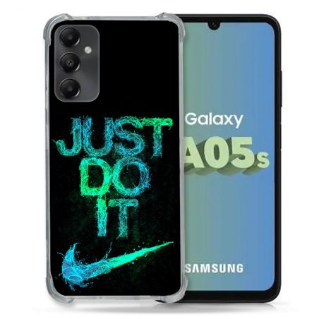 Coque Renforcée En Verre Trempé PourSamsung Galaxy A05S Nike Just Do It
