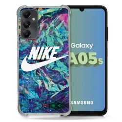 Coque Renforcée En Verre Trempé PourSamsung Galaxy A05S Nike Turquoise