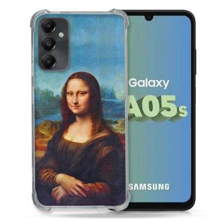 Coque Renforcée En Verre Trempé PourSamsung Galaxy A05S Peinture Joconde