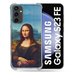 Coque Renforcée En Verre Trempé PourSamsung Galaxy S23 FE Peinture Joconde