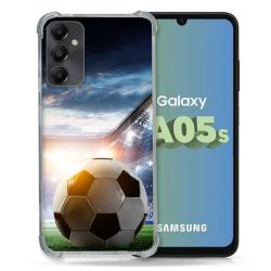 Coque Renforcée En Verre Trempé PourSamsung Galaxy A05S Sport Football Stade