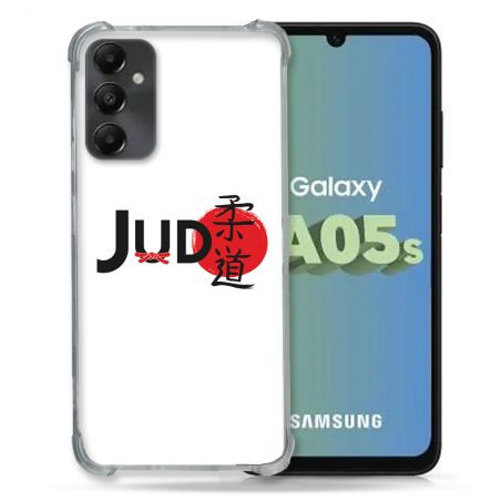 Coque Renforcée En Verre Trempé PourSamsung Galaxy A05S Sport Judo Logo