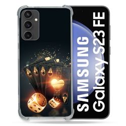 Coque Renforcée En Verre Trempé PourSamsung Galaxy S23 FE Poker Des
