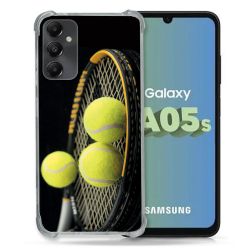 Coque Renforcée En Verre Trempé PourSamsung Galaxy A05S Sport Tennis Balls