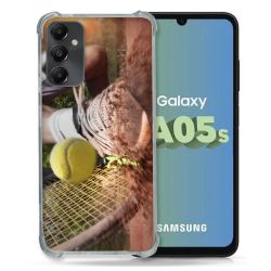 Coque Renforcée En Verre Trempé PourSamsung Galaxy A05S Sport Tennis Glissade