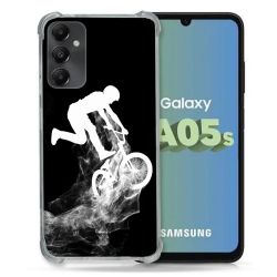 Coque Renforcée En Verre Trempé PourSamsung Galaxy A05S Sport VTT Noir