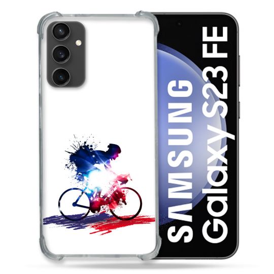 Coque Renforcée En Verre Trempé PourSamsung Galaxy S23 FE Sport Cyclisme France