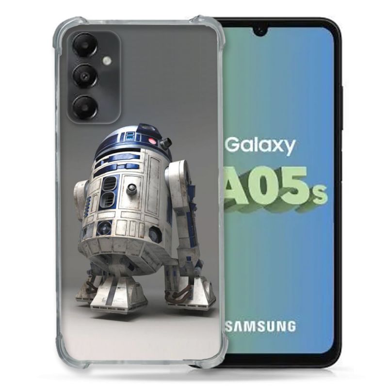 Coque Renforcée En Verre Trempé PourSamsung Galaxy A05S Star Wars - R2D2