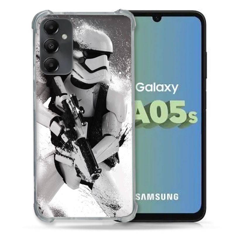 Coque Renforcée En Verre Trempé PourSamsung Galaxy A05S Star Wars - Trooper