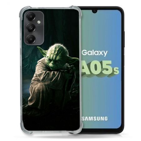 Coque Renforcée En Verre Trempé PourSamsung Galaxy A05S Star Wars - Yoda sombre