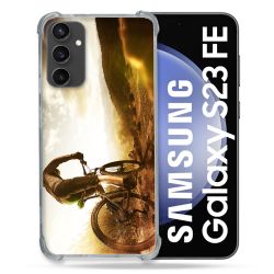 Coque Renforcée En Verre Trempé PourSamsung Galaxy S23 FE Sport VTT Soleil