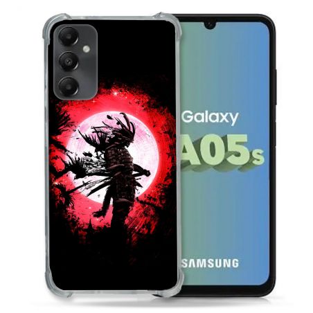 Coque Renforcée En Verre Trempé PourSamsung Galaxy A05S Voyage Japon Samourai