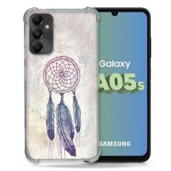 Coque Renforcée En Verre Trempé PourSamsung Galaxy A05S Zen Attrape Reve Blanc