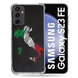 Coque Renforcée En Verre Trempé PourSamsung Galaxy S23 FE Voyage Italie Botte