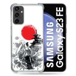 Coque Renforcée En Verre Trempé PourSamsung Galaxy S23 FE Voyage Japon Femme
