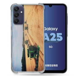 Coque Renforcée En Verre Trempé PourSamsung Galaxy A25 5G Agriculture Moissonneuse