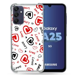 Coque Renforcée En Verre Trempé PourSamsung Galaxy A25 5G Amour Love
