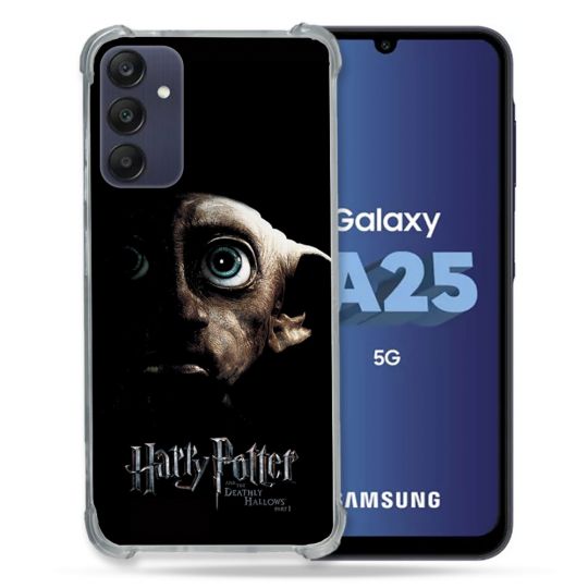 Coque Renforcée En Verre Trempé PourSamsung Galaxy A25 5G Harry Potter Hollows Dobby