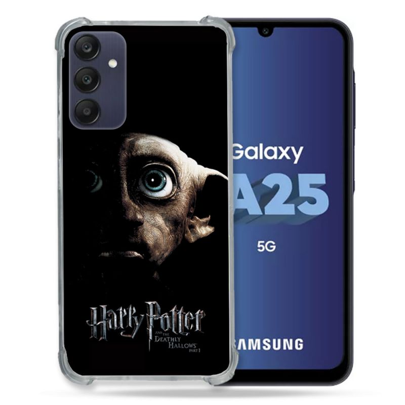 Coque Renforcée En Verre Trempé PourSamsung Galaxy A25 5G Harry Potter Hollows Dobby