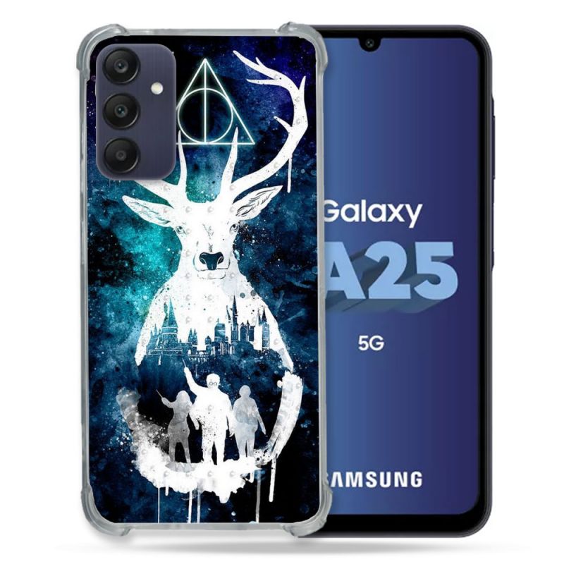 Coque Renforcée En Verre Trempé PourSamsung Galaxy A25 5G Harry Potter Patronome