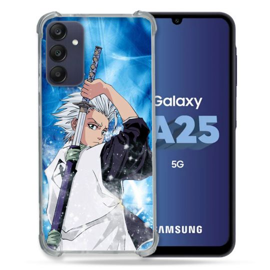 Coque Renforcée En Verre Trempé PourSamsung Galaxy A25 5G Manga Bleach Hitsugaya