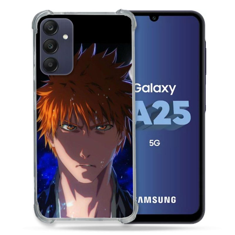 Coque Renforcée En Verre Trempé PourSamsung Galaxy A25 5G Manga Bleach Ichigo
