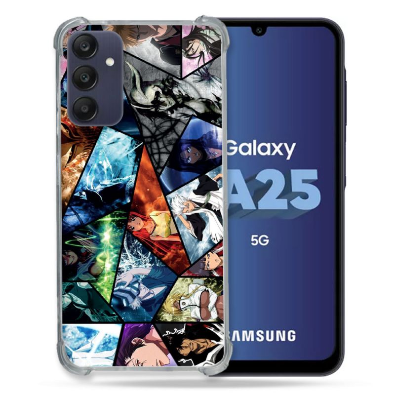 Coque Renforcée En Verre Trempé PourSamsung Galaxy A25 5G Manga Bleach Pele Mele