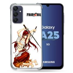 Coque Renforcée En Verre Trempé PourSamsung Galaxy A25 5G Manga Fairy Tail Erza