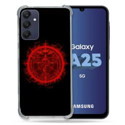 Coque Renforcée En Verre Trempé PourSamsung Galaxy A25 5G Manga Fullmetal Alchemist Logo