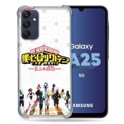 Coque Renforcée En Verre Trempé PourSamsung Galaxy A25 5G Manga My Hero Academia Blanc