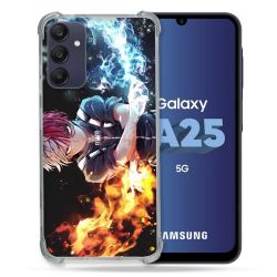 Coque Renforcée En Verre Trempé PourSamsung Galaxy A25 5G Manga My Hero Academia Shoto