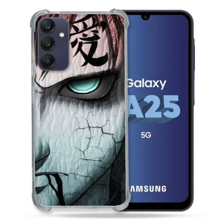 Coque Renforcée En Verre Trempé PourSamsung Galaxy A25 5G Manga Naruto Gaara