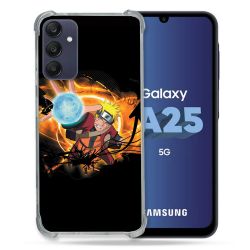Coque Renforcée En Verre Trempé PourSamsung Galaxy A25 5G Manga Naruto Noir