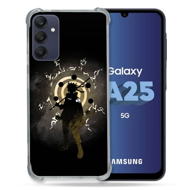 Coque Renforcée En Verre Trempé PourSamsung Galaxy A25 5G Manga Naruto Sage