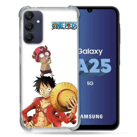 Coque Renforcée En Verre Trempé PourSamsung Galaxy A25 5G Manga One Piece Chopper