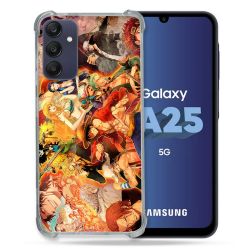 Coque Renforcée En Verre Trempé PourSamsung Galaxy A25 5G Manga One Piece Nakama