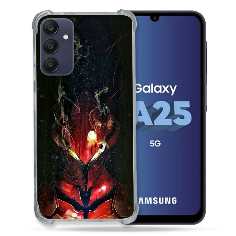 Coque Renforcée En Verre Trempé PourSamsung Galaxy A25 5G Manga Solo Leveling Igris