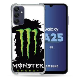 Coque Renforcée En Verre Trempé PourSamsung Galaxy A25 5G Monster Energy Tache