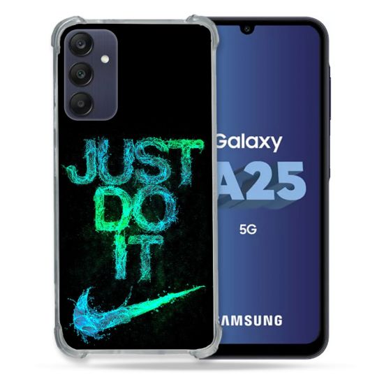 Coque Renforcée En Verre Trempé PourSamsung Galaxy A25 5G Nike Just Do It