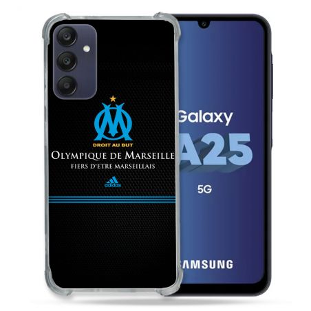 Coque Renforcée En Verre Trempé PourSamsung Galaxy A25 5G Olympique Marseille OM Fier etre Marseillais