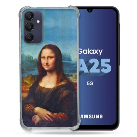 Coque Renforcée En Verre Trempé PourSamsung Galaxy A25 5G Peinture Joconde
