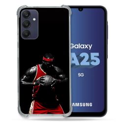Coque Renforcée En Verre Trempé PourSamsung Galaxy A25 5G Sport Basketeur
