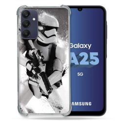 Coque Renforcée En Verre Trempé PourSamsung Galaxy A25 5G Star Wars - Trooper